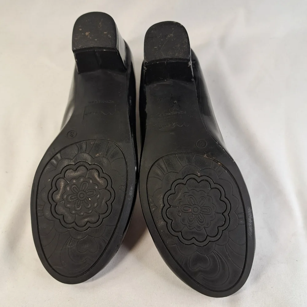 𝅺nina Black Patent Leather Heels Kids Size 3